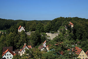 Burg Betzenstein – Ansicht von Nord- und Südburg