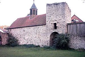 Burg Dippach - Torturm der Anlage
