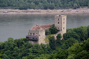Südwestansicht der Burg Greifenstein