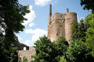 Südansicht der Burg