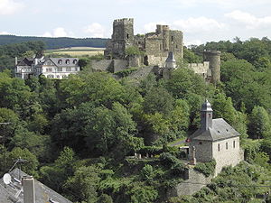 Burg Reichenberg, Gesamtansicht Burgberg