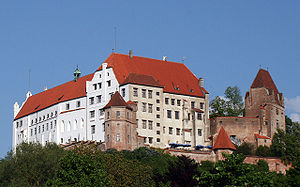 Burg Trausnitz, Westansicht (2009)
