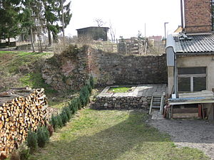 Ehemaliger Befestigungsgraben der Burg Grimnitz