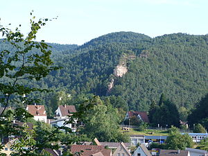 Burghalderfelsen über Hauenstein