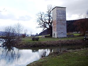 Burg Rieshofen - Gesamtansicht von Norden