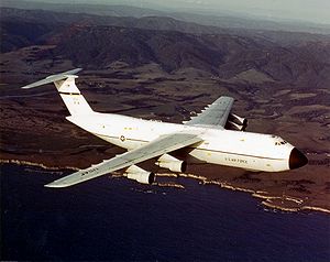 Eine Lockheed C-5A „Galaxy“ der US-Luftwaffe