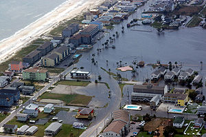Carolina Beach 2005 nach dem Hurrikan Ophelia