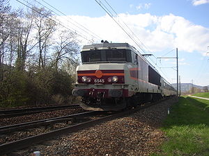 Die CC 6545 in der Nähe von Chambéry