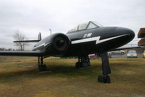 Die CF-100 „Canuck“ im Calgary AeroSpace Museum