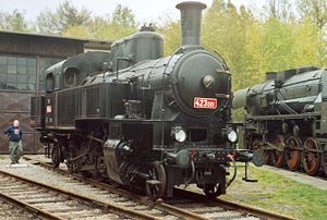 423.001 im Eisenbahnmuseum Lužna u Rakovníka