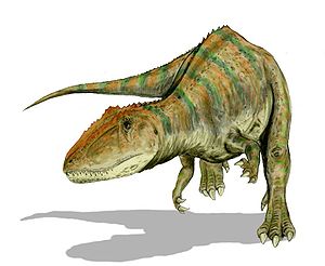 Lebensbild von Carcharodontosaurus