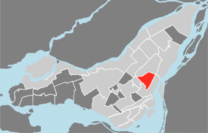 Lage von Villeray–Saint-Michel–Parc-Extension in Montreal