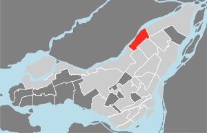 Lage von Montréal-Nord in Montreal