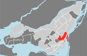 Lage von Ville-Marie in Montreal