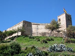 Nordostseite des Castillo de Sohail