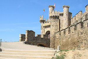 Haupttor des Castillo de Ponferrada