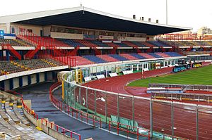 Haupttribüne des Stadio Angelo Massimino