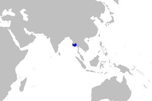 Verbreitung des Burmesischen Bambushais