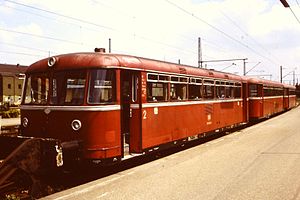 Schienenbus Baureihe 797 in Göppingen