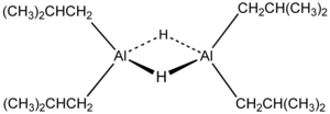 Struktur von Diisobutylaluminiumhydrid (Dimer)
