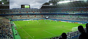 Panorama des Stadioninneren
