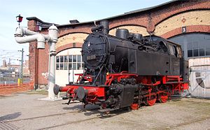 80 023 im Eisenbahnmuseum Bw Dresden-Altstadt