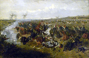 Das Gefecht von Schweinschädel (Alexander von Bensa, 1866, HGM)
