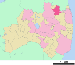 Lage Dates in der Präfektur