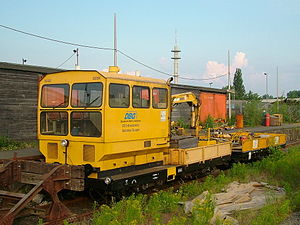 Klv 54-0006 der DBG mit Anhänger Kla 06-0003