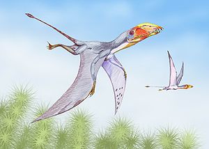 Lebensbild von Dimorphodon macronyx