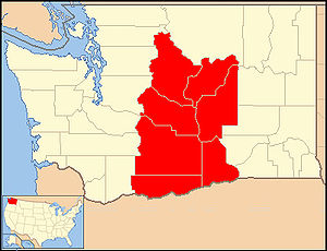 Karte Bistum Yakima