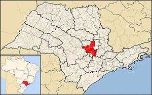 Karte Bistum Piracicaba