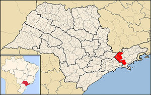 Karte Bistum São José dos Campos