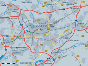 Übersichtskarte Dortmunder Ring