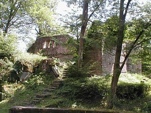 Mittelburg der Burg Eberbach