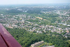 Blick von Südosten auf Rellinghausen (im Vordergrund)