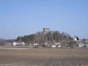 Burg Habstein von Süden