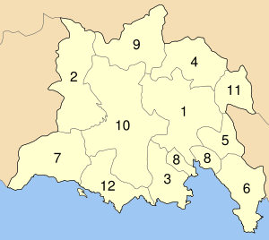 Fokida municipalities numbered.svg