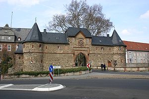 Eingang zur Friedberger Burg