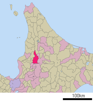 Lage Fukagawas in der Präfektur