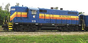 EMD GP9 der Seminole Gulf Railway