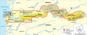 Karte Bistum Banjul