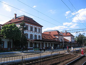 Bahnhof in Teiuș
