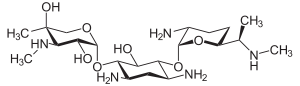 Strukturformel von Gentamicin C1