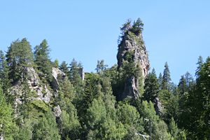 Lage der Ruine Greifenstein