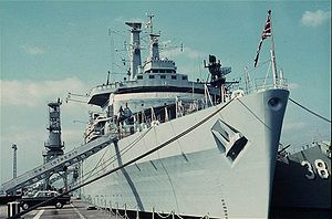 HMS Intrepid in Hongkong 1968