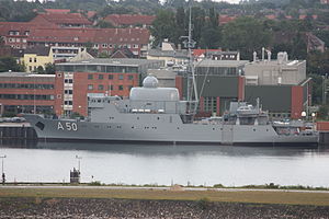 Die Alster im Hafen von Kiel