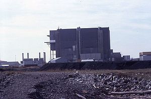 Das Kernkraftwerk Hartlepool zur Zeit der Inbetriebnahme im Sommer 1983