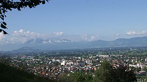 Blick über das Hatlerdorf