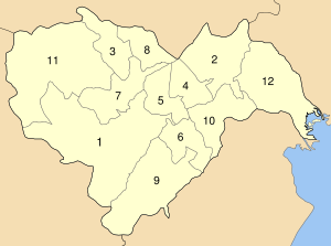 Hmathia municipalities numbered.svg